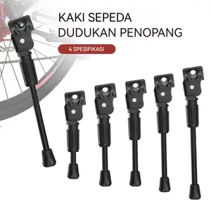 12 14 16 18 20 inci Standar Sepeda Anak Penyangga Kaki Anti Selip, Dapat Diatur, Kuat & Stabil untuk Parkir Sepeda