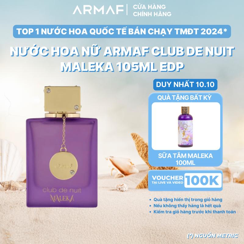 [10.10] Nước Hoa Nữ ARMAF Club De Nuit Maleka 105ml EDP [HĐT]