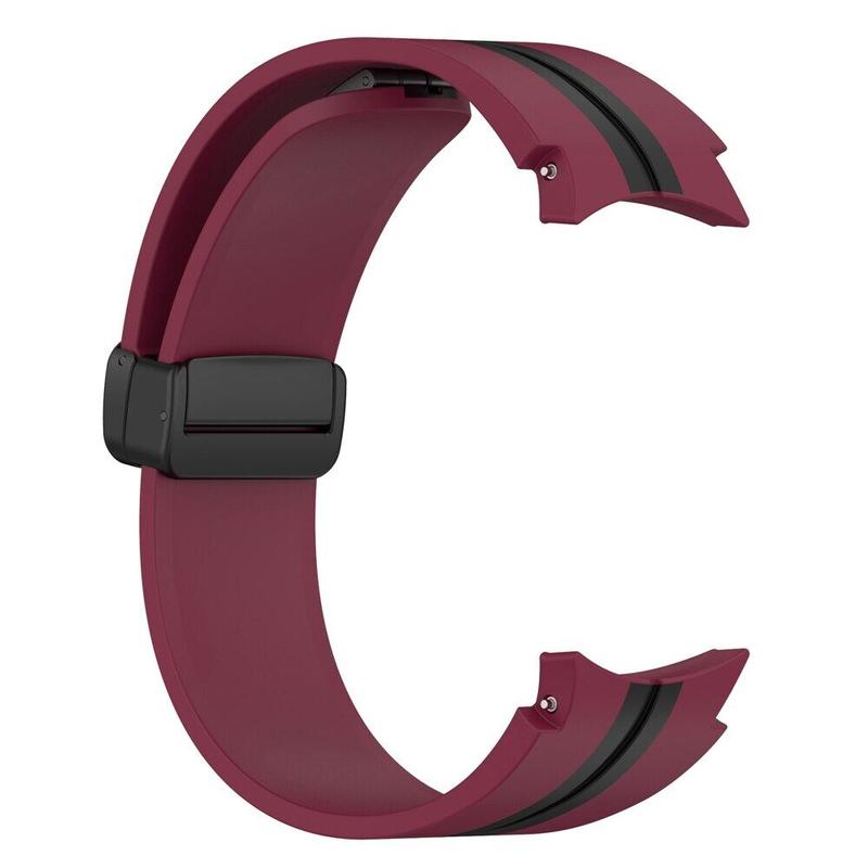 Product Introduction of Silicone Magnetic Buckle Strap for Samsung Watch 4/5/6 40 44mm Watch 5 Pro 45mm Band for Galaxy Watch 4 Classic 42 46mm Watchbands 89