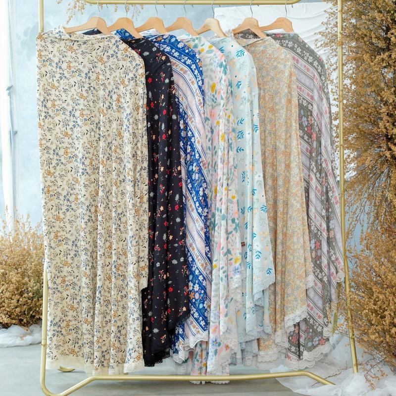 Product Introduction of Mukena Rayon Premium Model 2in1 Ramadhan 2025 Bunga Katun Motif Dewasa Traveling Muslimah - Sajadah & Pouch Cantik - Panjang, Bawahan, Atasan 12