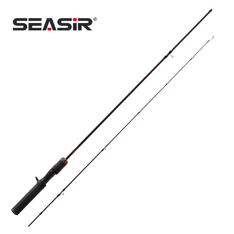 Cần Câu Cá Mũi Tên Màu Đen, SEASIR, Vòng Dẫn Hướng FUJI O Carbon 1.5M BFS Siêu Nhẹ 76G Trọng Lượng Mồi 0.8-10G Núm Âm Thanh Cần Câu Cá 8