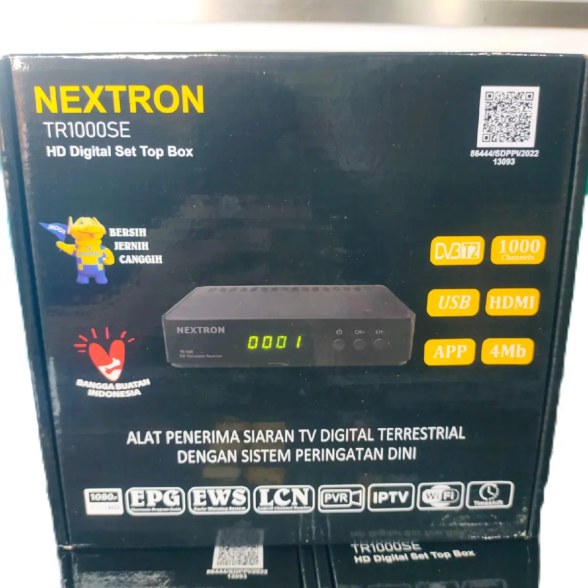 STB NEXTRON TR1000SE CHIPSET SUNPLUS ADAPTOR PISAH PEKA SNYAL