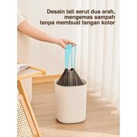 Gambar ECOCO Drawstring Garbage Bag - kantong sampah ecoco rumah tangga tebal portabel dapur terjangkau paket ekstra tebal anti sobek hitam besar wadah plastik - 1pack : 3roll/75pcs dari Backhome Indonesia Kota Administrasi Jakarta Barat 4 Tokopedia