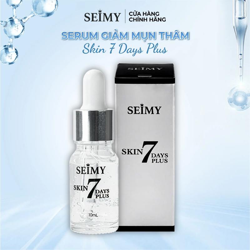 Serum mụn thâm Seimy - Skin 7 Days Plus 10ml Skincare Dành cho da mụn, thâm