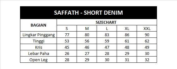 SAFFATH - Black Indigo - Jorts Denim - Premium product