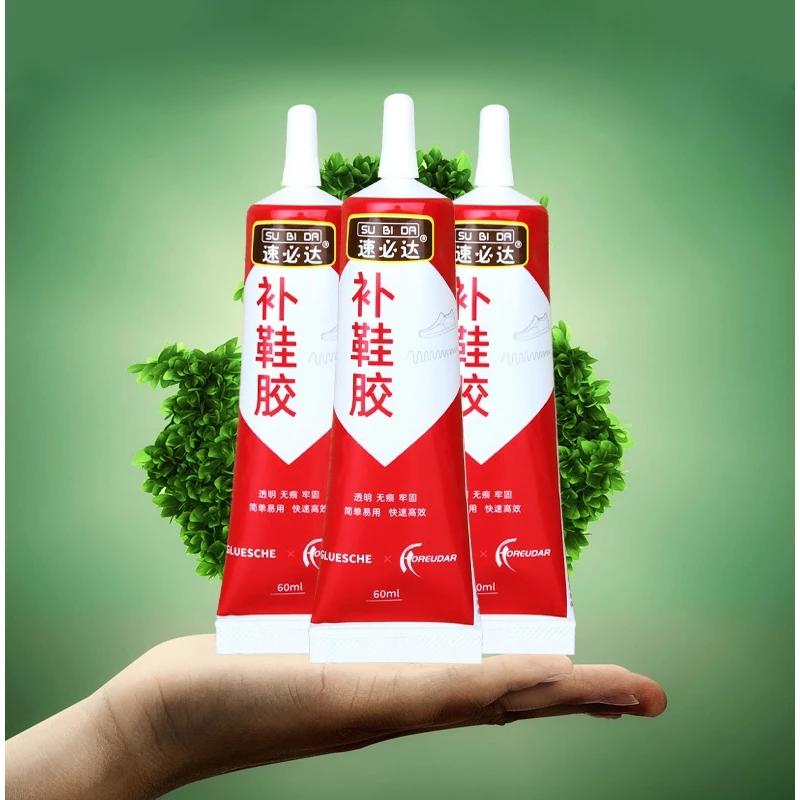 60ml Lem Sepatu Kuat Lem Serbaguna Super Kuat Cairan Penambal Sol Merekat Kuat Dan Tidak Keras