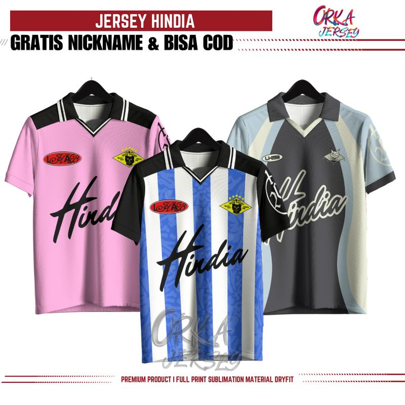 Jersey Hindia New 2024 Drifit Premium FullPrinting Gratis Pasang Nama No Punggung dan Nama Tim 0