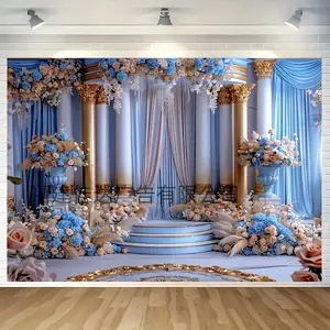 Kain gantung latar belakang bendera, dekorasi kamar, kain dinding hiasan kepala tempat tidur, bendera warna-warni