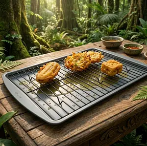 Loyang Cookies+Nampan peniris Gorengan/Loyang nastar/Kastangel/kue kering/Saringan