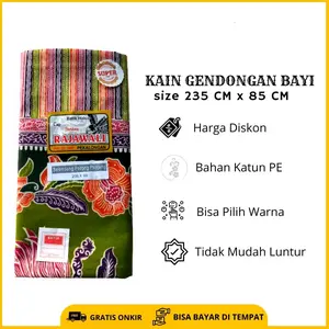 Lendang Gendong Bayi Batik Cap RAJAWALI motif & warna.random, lendang liong jarik panjang asli pekalongan