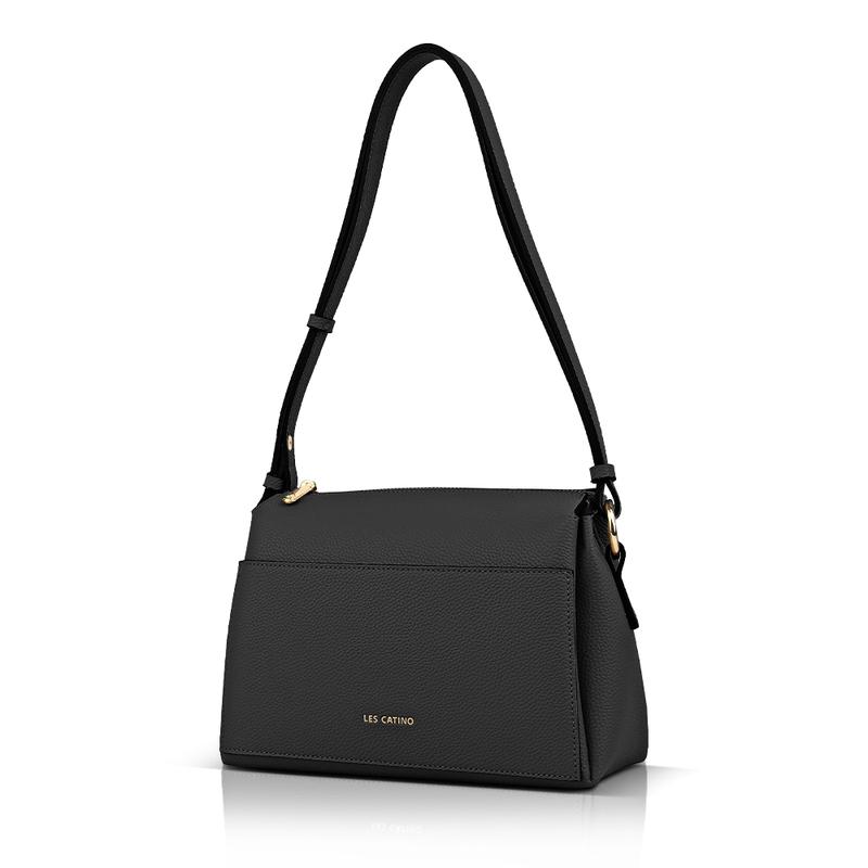 Tas Bahu Les Catino Deluxe LCX-Kiki Shoulder - Black 2