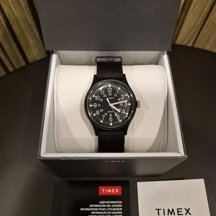 Jual Jam Tangan Timex MK1 TW2R37400 Field Military Watch Black