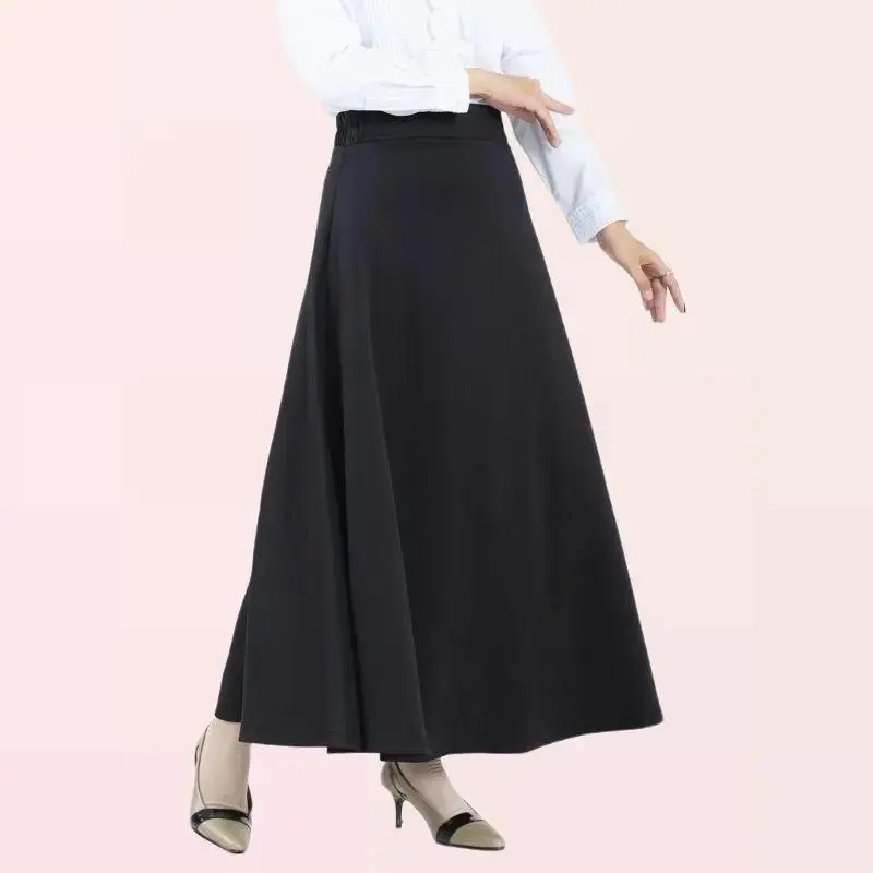 Rok Duyung Bahan Foxi Tebal Formal Rok Bawahan Wanita muat BB 80KG