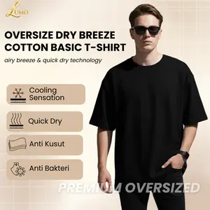 Kaos Oversized Unisex Premium Basic Polos with Cotton DryBreeze - Cooling Sensation