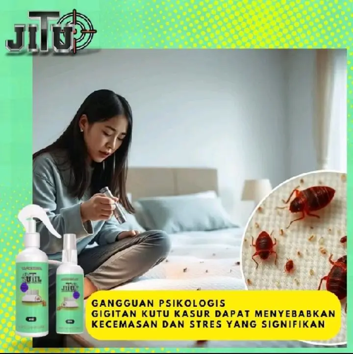 Semprotan Pembasmi Anti Tungau, Kutu Kasur, Kutu Busuk & Tumila 450ml (Seroxil) 6