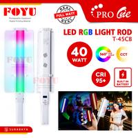 Gambar Pro One T-45CB RGB Light Stick Lampu LED Warna Handheld Rod Saber Fotografi Studio Foto Video Live Content Podcast dari Foyu Photo Kota Makassar 1 Tokopedia