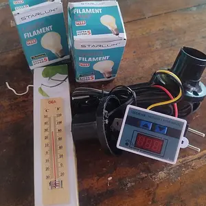 Paket Siap Pakai Thermostat Termostat Pemanas Thermometer Mesin Tetas