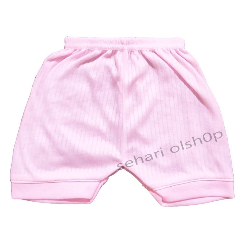 6 pcs celana pendek bayi bahan kaos buat 6- 12 bulan 1