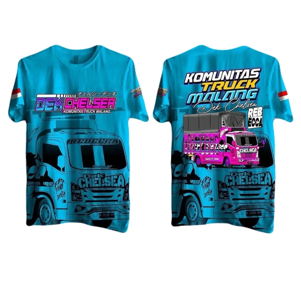 Kaos Truck Dek Chelsea KTM Catoon Combat 24s Sablon Plastisol Full Print