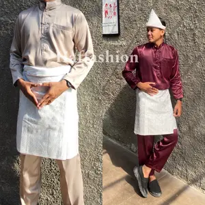 Baju dan celana TELUK BELANGA Pria Model Baju Koko Baju Cekak Dewasa Celana Termurah Termewah (Tanpa Rumpak/songket)