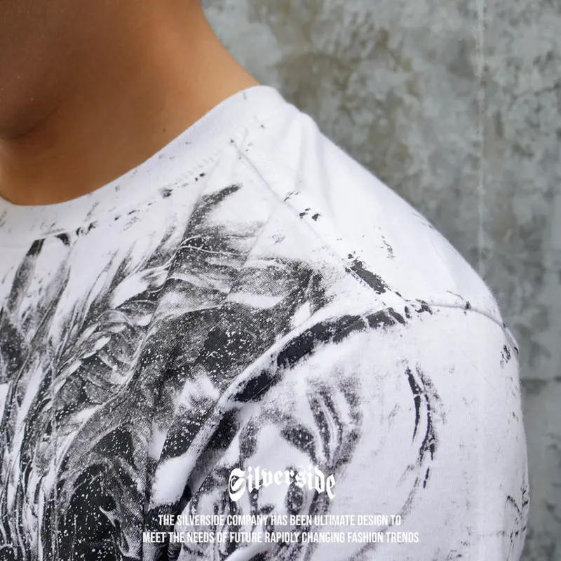 SILVERSIDE  ROLF  T-shirt / Kaos Distro Cowok/ Distro Cowok Combed Pria Fit Katun Keren Motif High Baju Nyaman 6