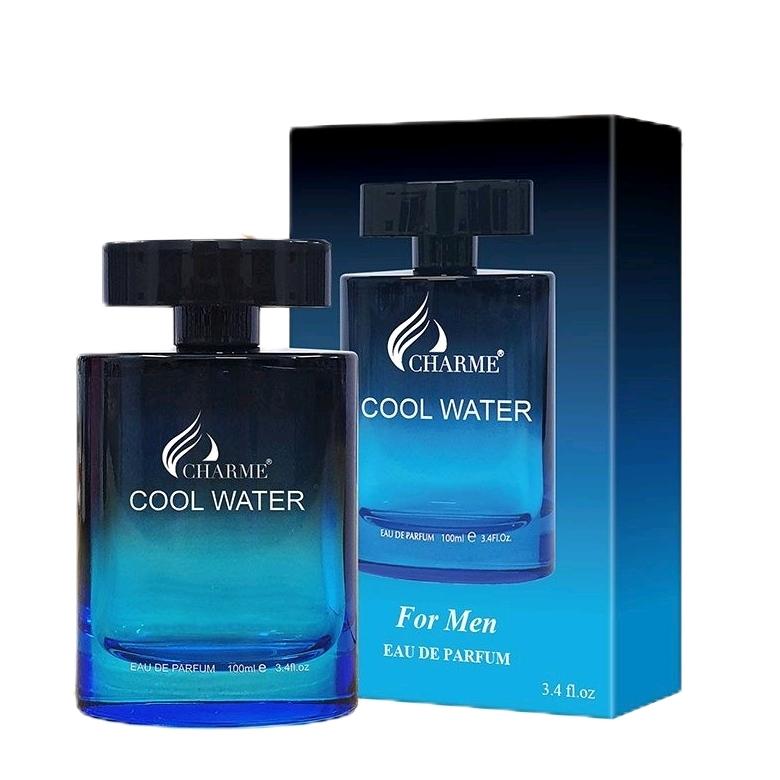 Cam Kết Chính Hãng - Nước Hoa Charme Cool Water 100ML - Mùi Hương Biển Tươi Mát Phong Cách Nam Tính Cho Nam