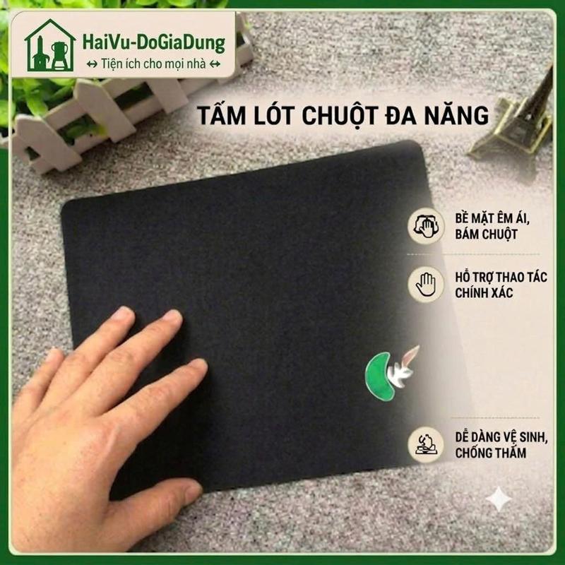 Miếng lót chuột , bàn di chuột ,chống thấm nước ,kích thước 22cm x 18 cm nhỏ gọn ,có bề mặt làm từ vải và mặt dưới làm từ cao su , thiết kế bắt mắt , độc đáo màu sắc vô cùng ấn tượng