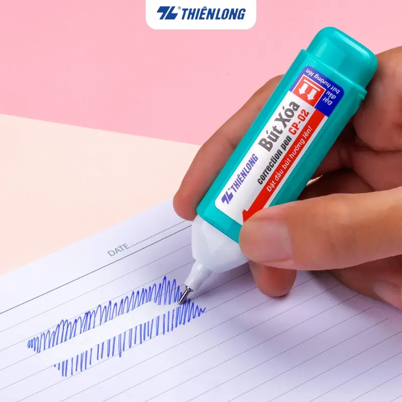 Bút Xóa Nước Thiên Long 12ml/5ml/3ml đa dạng mẫu mã, nhiều lựa chọn, phù hợp học sinh, sinh viên, văn phòng 7