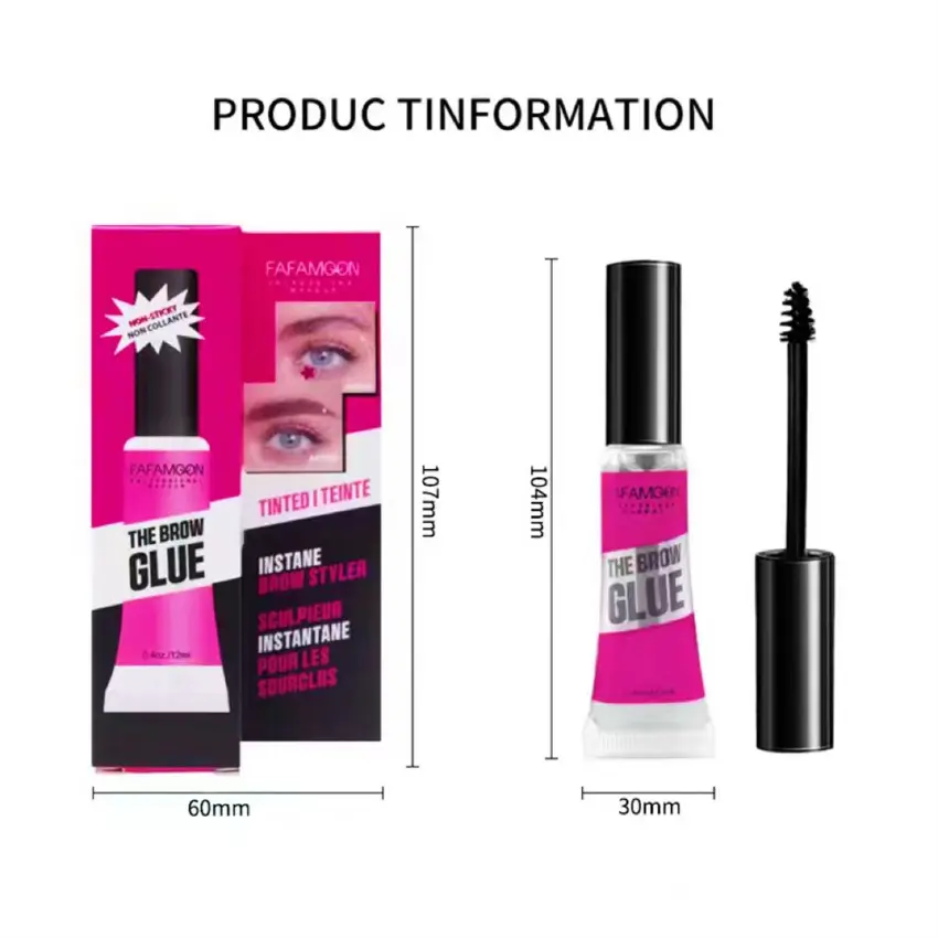 Waterproof Eyebrow Styling Wax Makeup Quick-drying Lasting Brow Pomade Setting Natural Transparent Stereo Wild Eyebrow Gel Soap