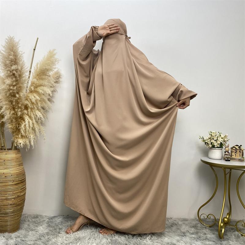 Product Introduction of 6493#Nida Jilbab Sleeve Cardigan Robe Muslim Abaya 2