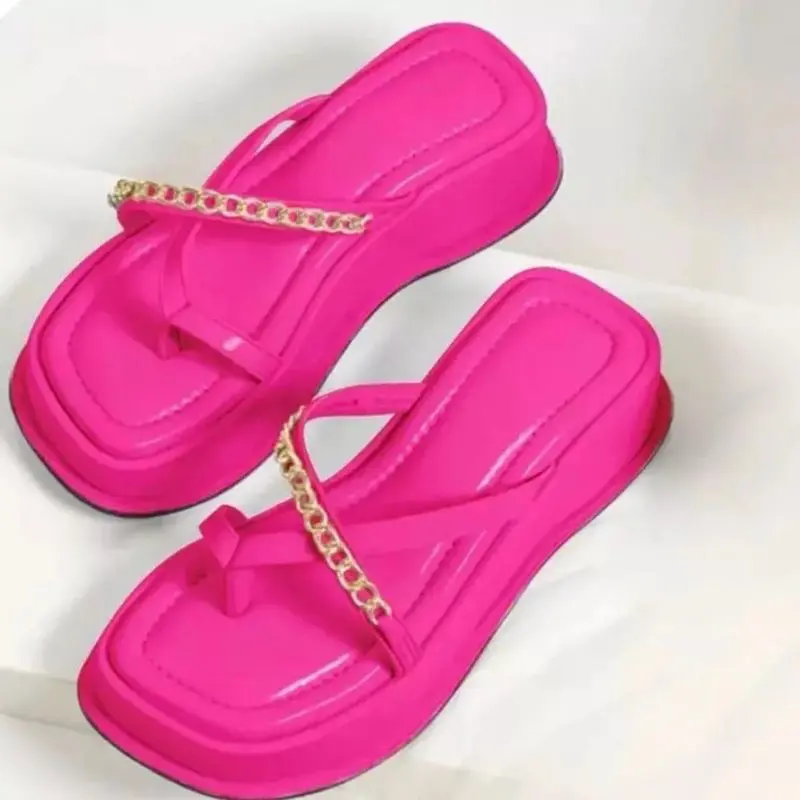 Sandal Platform Wanita Sendal Busa Puffy BK 17 Kasual Perempuan 1