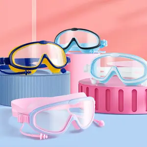Kacamata Renang Besar Anak Laki Perempuan Anti FOG Big Frame Anti Kabut Kids Snorkling Swimming Glasses