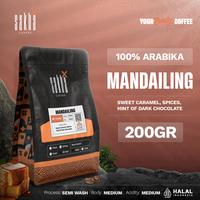 Gambar Biji Kopi Bubuk Arabika Mandailing Mandheling Arabica Coffee Roast Beans Sakha Roastery 200 Gram - Biji Kopi dari Sakha Coffee Bali Kota Denpasar 1 Tokopedia