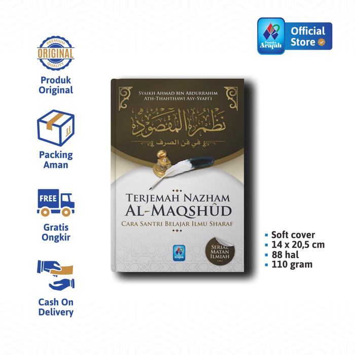 Gambar Terjemah Nazham Al Maqshud Cara Santri Belajar Ilmu Sorof Matan dan Arti (Pustaka Arafah) dari Pustaka Arafah Kota Surakarta Tokopedia