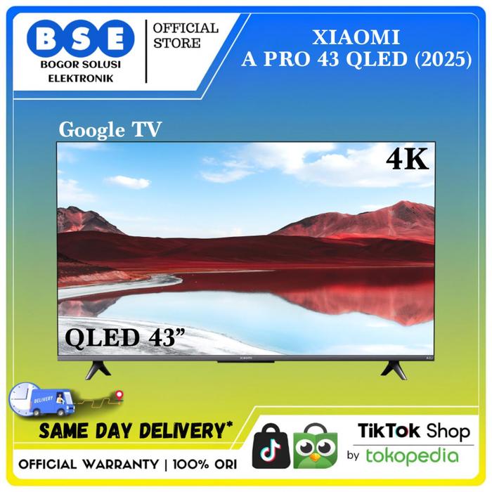 Gambar Google TV 43 Inch Xiaomi A Pro QLED XIAOMI 43 Dolby Atmos TV 43 Inch A PRO 43 QLED 4K Xiaomi dari Bogor Solusi Elektronik Kab. Bogor Tokopedia