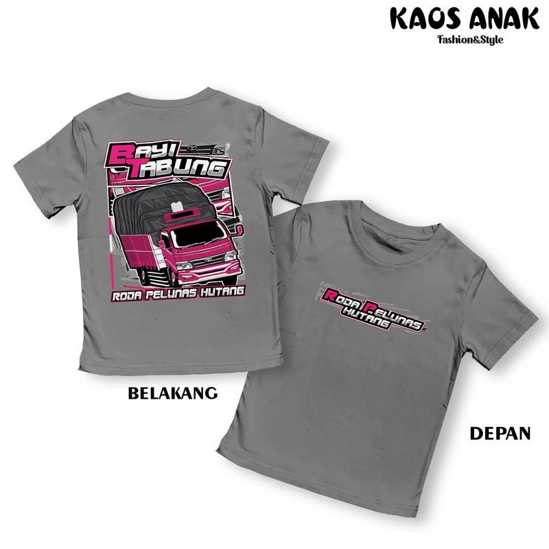 KAOS ANAK TRUK BAYI TABUNG BAJU DISTRO ANAK TRUK CANTER MANIA BAJU TRUK OLENG 2