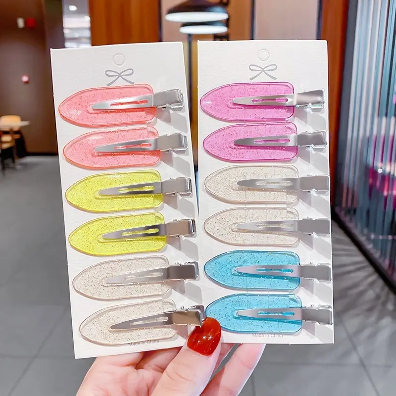 Only 1000 units (A-295) of the clip-on bobby pins are available in clear solid colors and can be used to hold facial hair in place or clip it to the side.