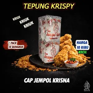 Tepung Crispy Cap Jempol Krisna 10pcs (per pcs 40gram)