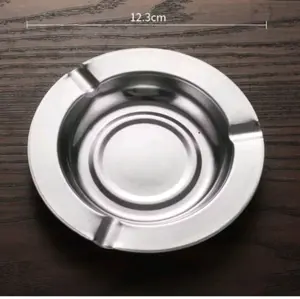 ASBAK STAINLESS BULAT TEMPAT ABU ROKO/ ASBAK ROKO BULAT