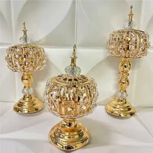 Candlestick kristal lampu /Toples Mahkota Modern Gold /Toples Elegan Modern SET/TOPLES SET/ TOPLES SULTAN/TOPLES