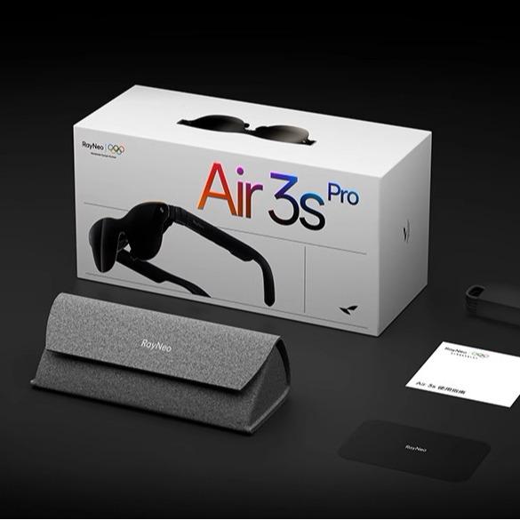 RayNeo Air 3s PRO Pocket TV Smart AR Glasses – High-Definition Viewing, Non-VR Glasses, Compatible with iPhone 16