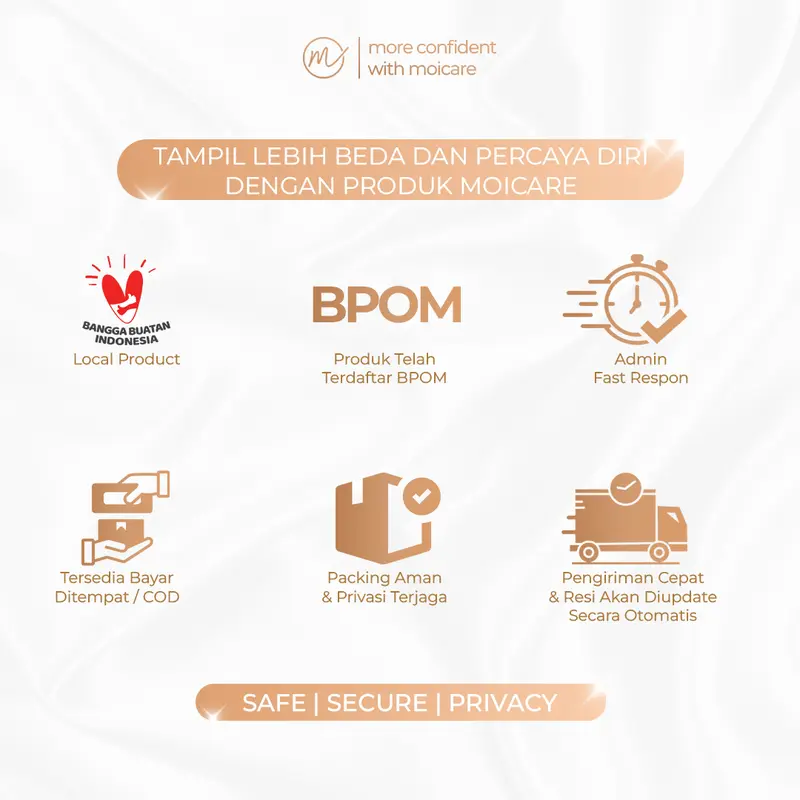 Moicare Hair Care 3 Paket Hair Serum + Shampoo + Minyak Kemiri Extract Ginseng – Mengatasi Rambut Rontok Menumbuhkan Rambut Lebat Halus & Berkilau 8