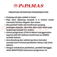 Gambar Pipa PVC Putih C 5/8 inch Pipamas Putih uPVC dari Pipamas Official Kota Bandung 3 Tokopedia