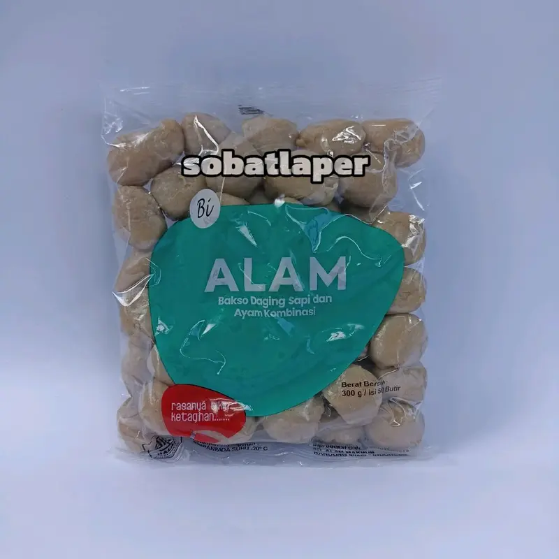 Bakso Urat Daging Sapi Kombinasi Ayam Ukuran Mini (Diameter -/+2cm) Isi 50 Butir 0