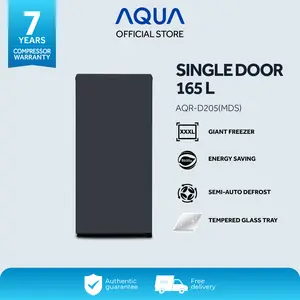 AQUA Elektronik Kulkas 1 Pintu 165L AQR-D205