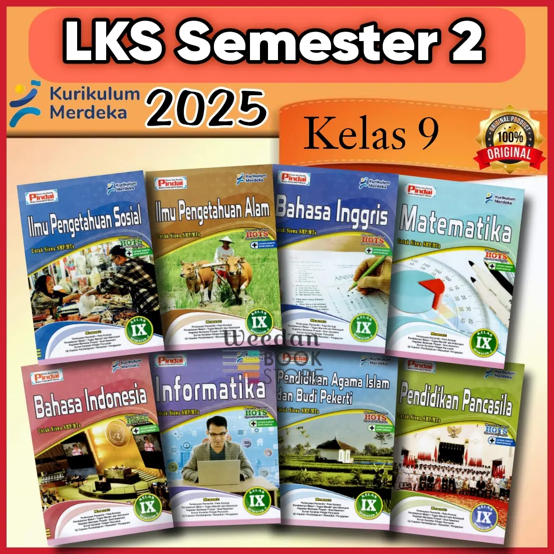 [ 2025 ] LKS PINDAI Kelas 9 Smp Semester 2 Kurikulum Merdeka Cv Arya Duta Terbaru