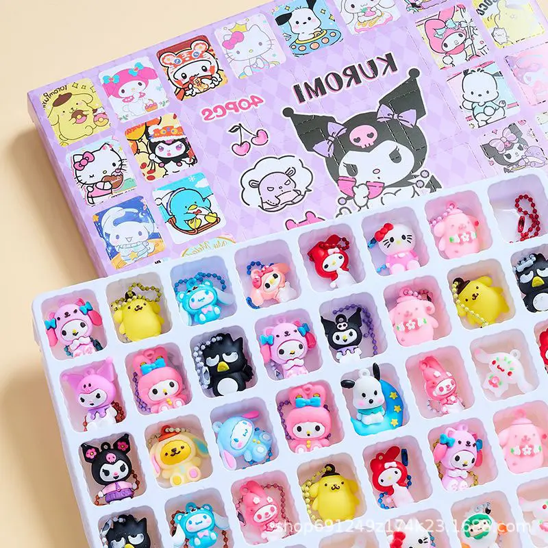 Mainan Surprise Gantungan Kuromi Mainan Toblos Sanio Gantungan Kunci Boneka Santio 4