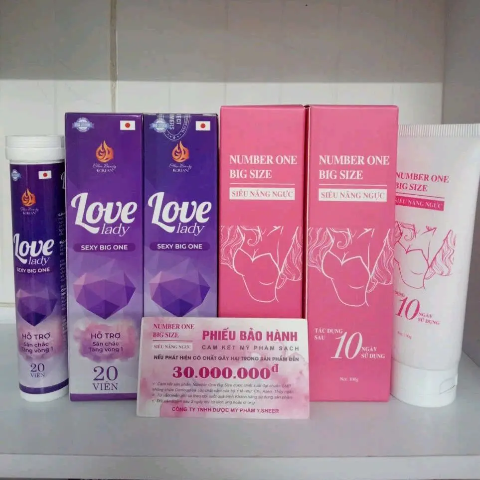 2 kem + 2 love ( chính hãng)  tặng 1 hộp  love