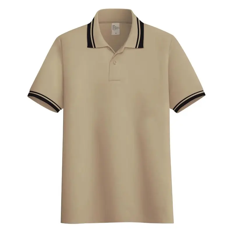 Noveli wear - Kaos polo shirt polos Navy Blue kerah stripe | kaos kerah seragam pria lengan pendek 1