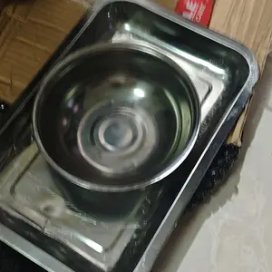 Baskom Kobokan Mangkok Mangkuk Wadah Penyimpanan Stainless Steel 201